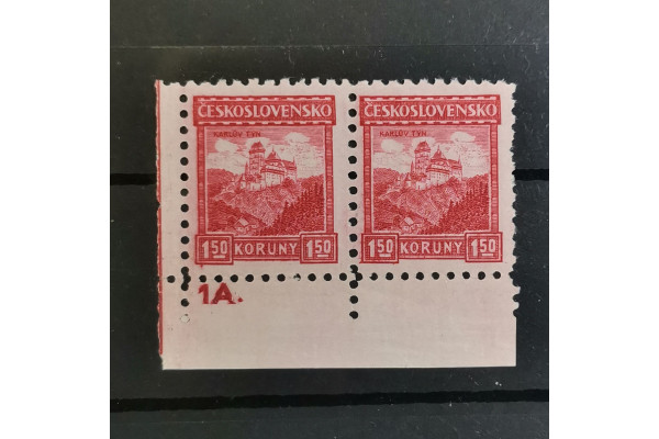 Známka s DČ ČSR, 1,50 Kč, Pof.220* 