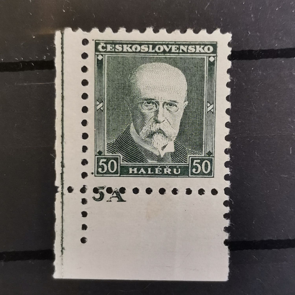 Briefmarken mit Kennzeichen Tschechoslowakie, 50h, Mi.295* 