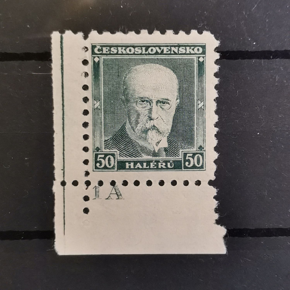Briefmarken mit Kennzeichen Tschechoslowakie, 50h, Mi.295* 