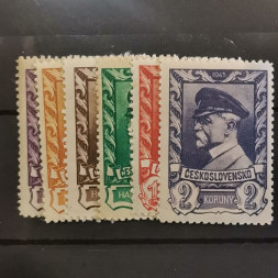 Satz Tschechoslowakie, 5 h-2 K, Mi.433-438** 