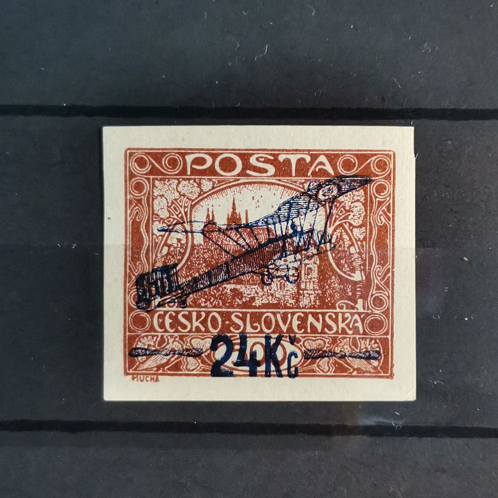 Sello Checoslovaquia, 24 Kč / 500h, Mi.193, MH* 
