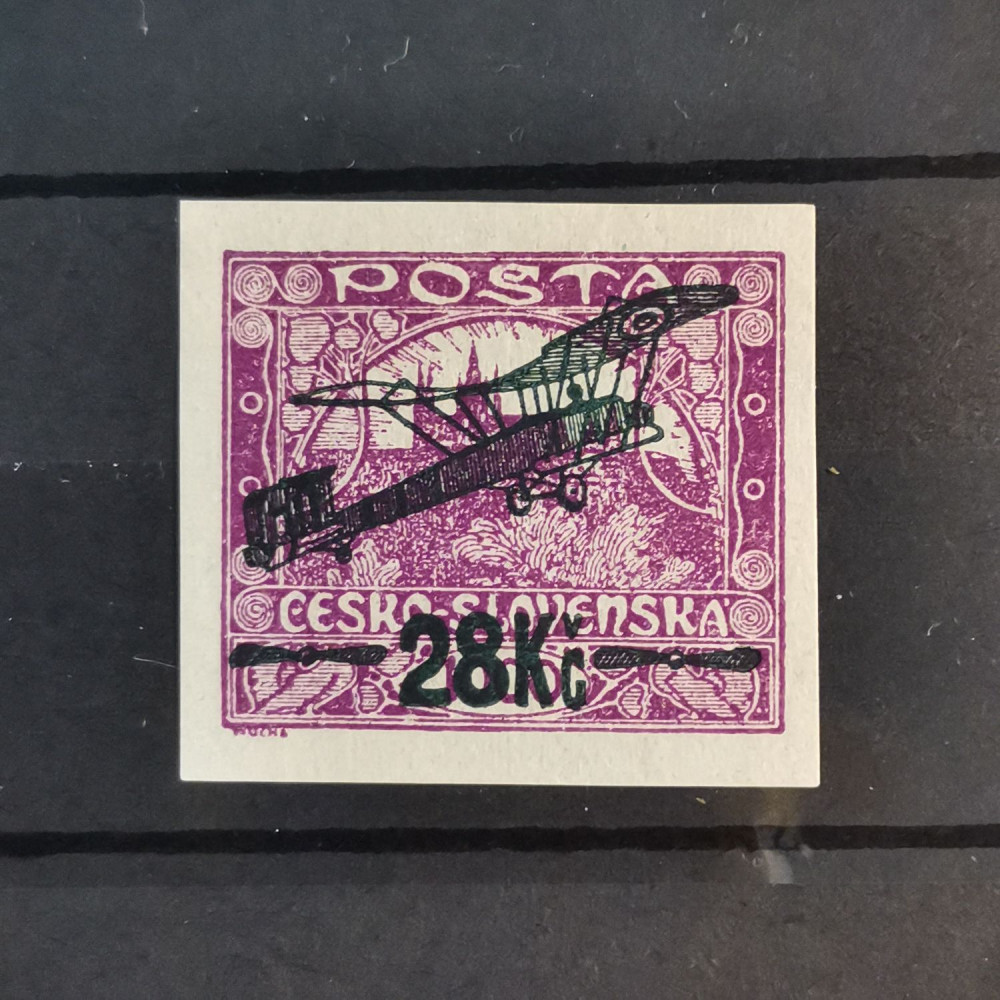 Sello Checoslovaquia, 28 Kč / 1000h, Mi.194, MH* 