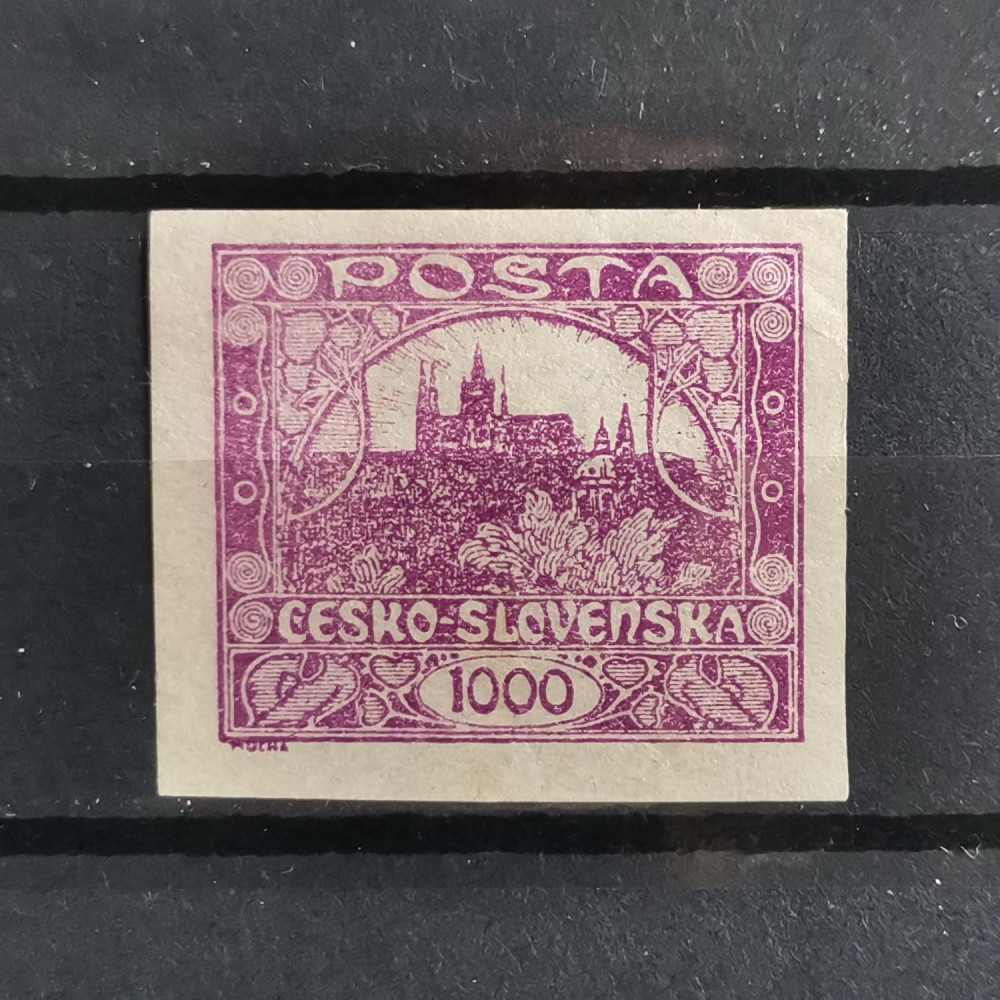 Selo Tchecoslováquia, 1000h, Mi.23, MH* 