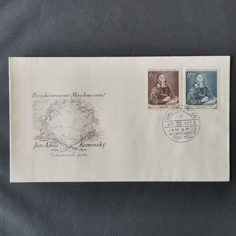 FDC Checoslovaquia, 1,50 Kčs-11 Kčs, Mi.717-718, MNH** 