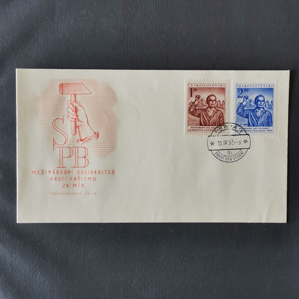FDC Tschechoslowakie, 1,50 Kčs-2 Kčs, Mi.719-720** 
