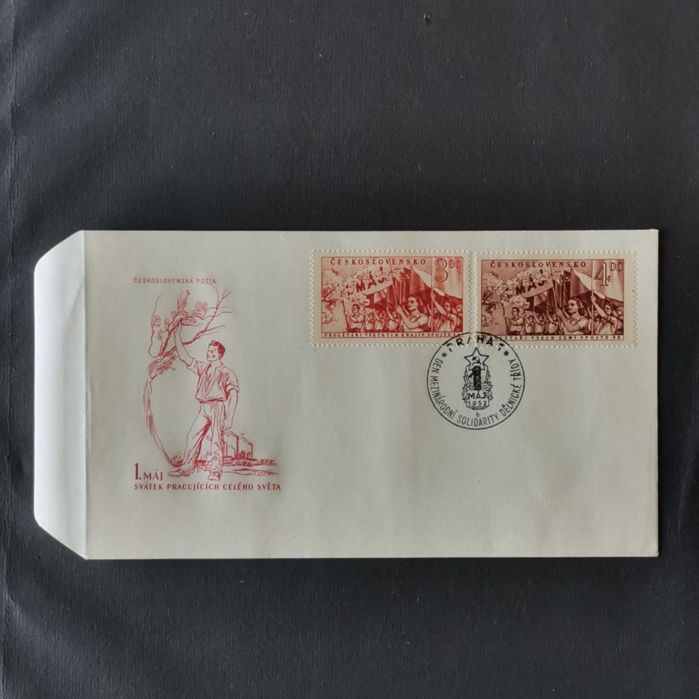 FDC Tschechoslowakie, 3 Kčs-4 Kčs, Mi.727-728** 