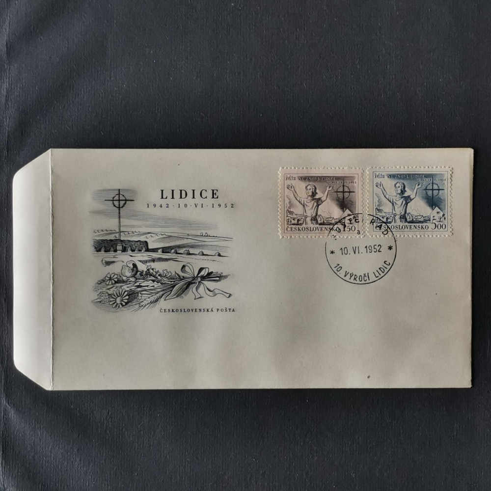 FDC Checoslovaquia, 1,50 Kčs-5 Kčs, Mi.741-742, MNH** 