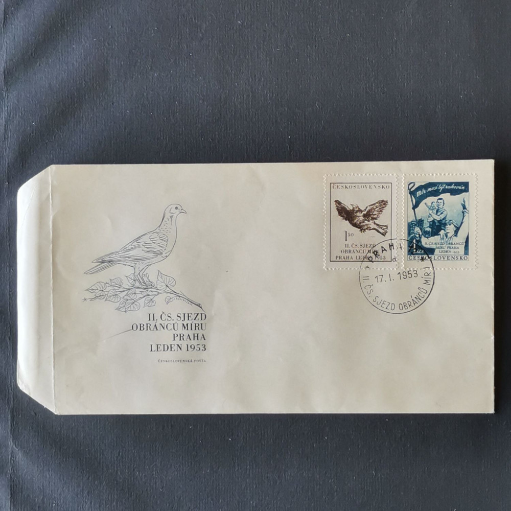 FDC Tschechoslowakie, 1,50 Kčs-4 Kčs, Mi.776-777** 