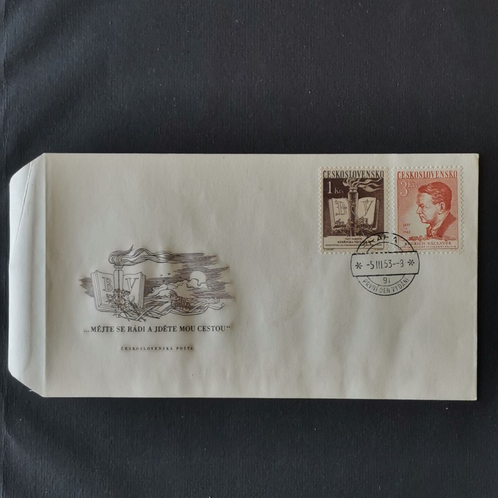 FDC Checoslovaquia, 1 Kčs-3 Kčs, Mi.788-789, MNH** 