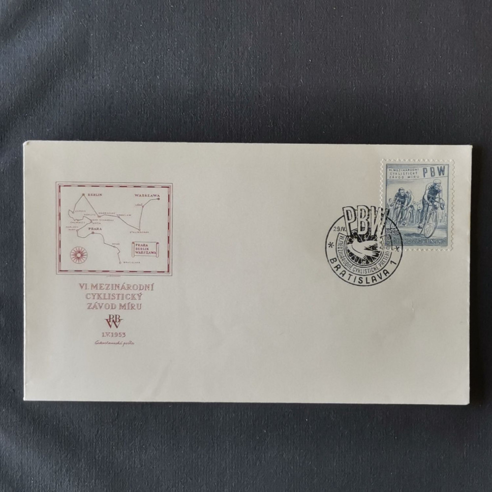 FDC Tchecoslováquia, 3 Kčs, Mi.797, MNH** 