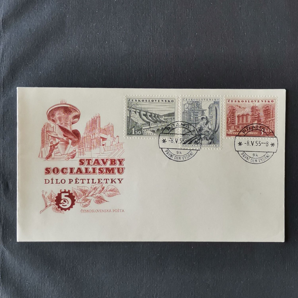 FDC Tschechoslowakie, 1,50 Kčs-3 Kčs, Mi.803-805** 