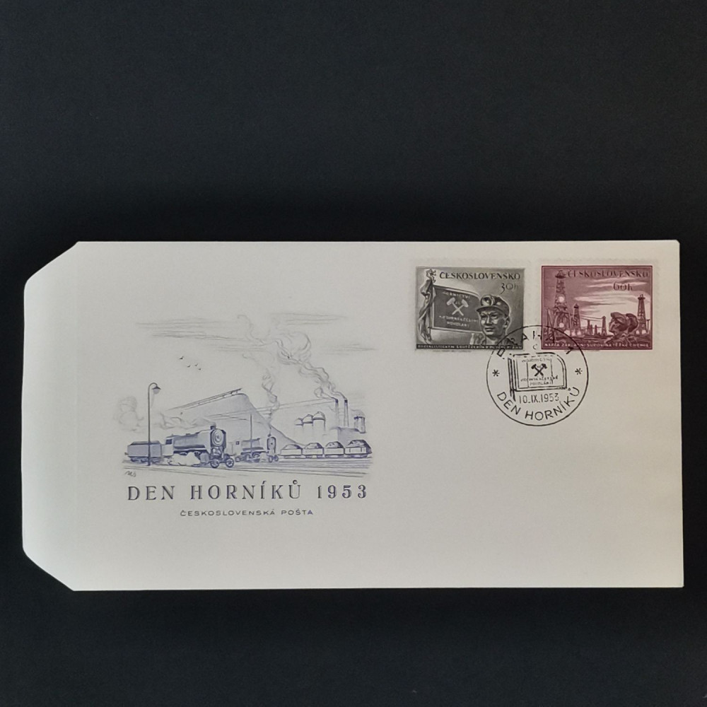 FDC Tchecoslováquia, 30 h-60 h, Mi.821-822, MNH** 