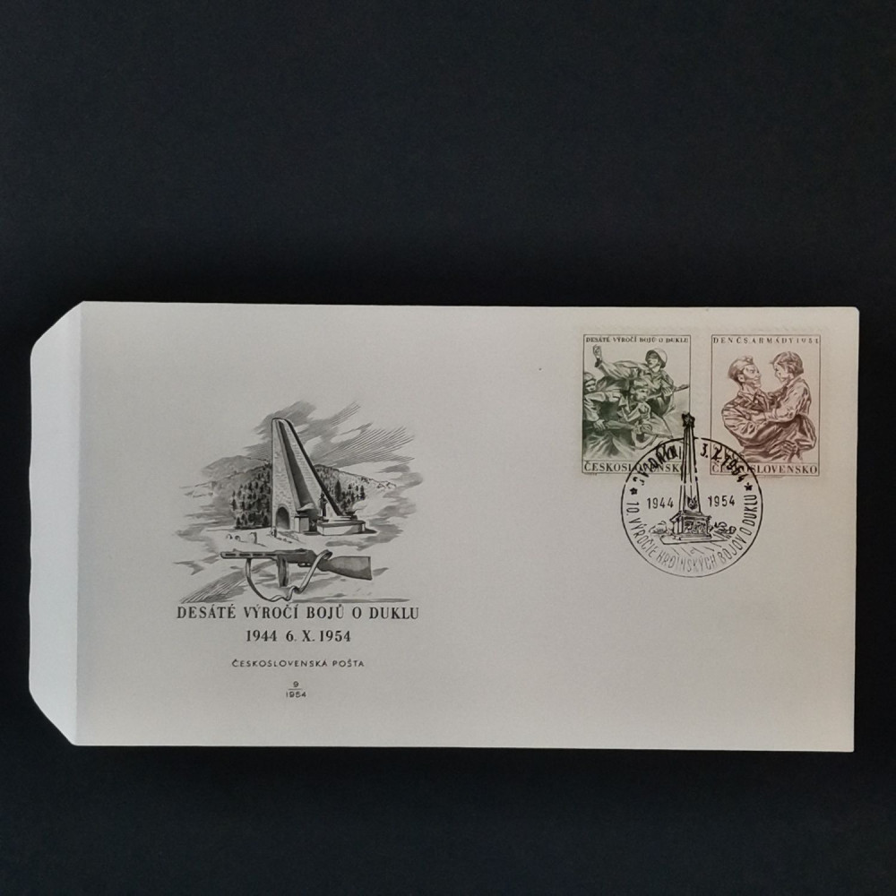 FDC Tschechoslowakie, 60 h-2 Kčs, Mi.876-877** 