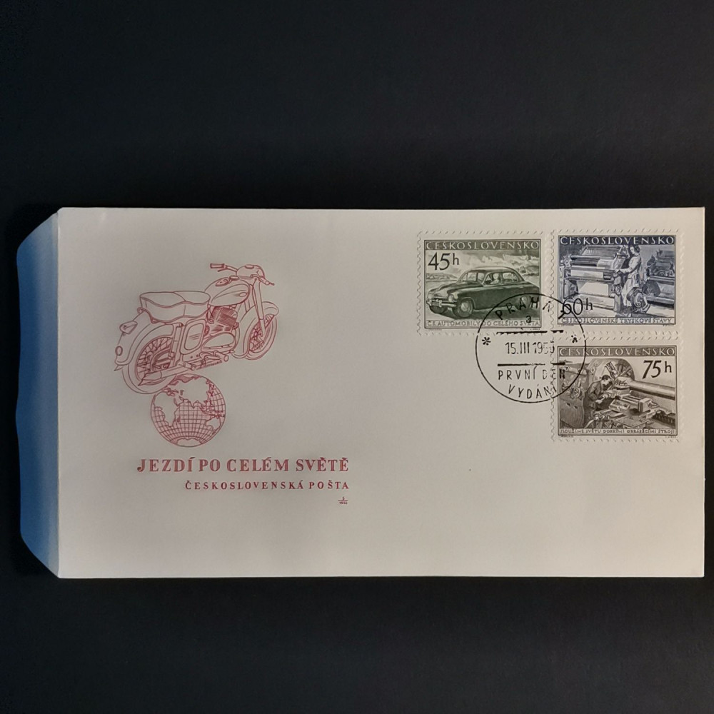 FDC Tschechoslowakie, 45 h-75 h, Mi.899-901** 