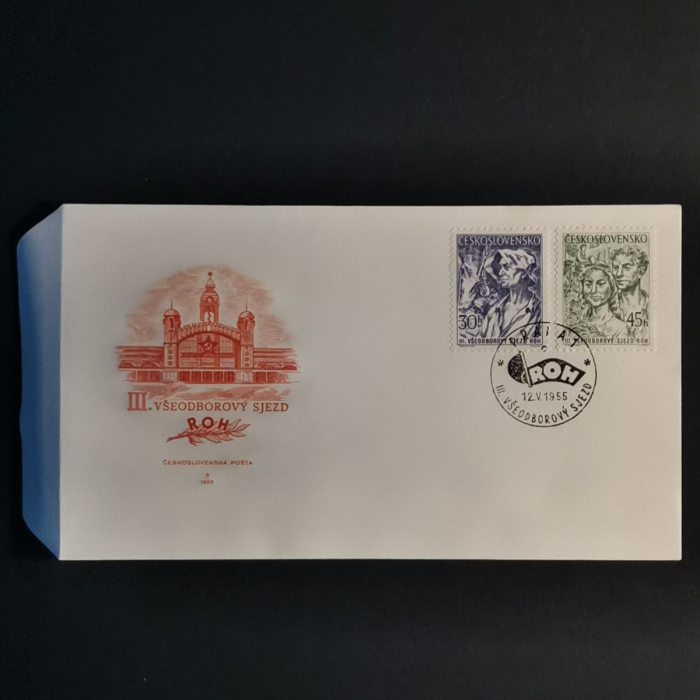 FDC Checoslovaquia, 30 h-45 h, Mi.906-907, MNH** 