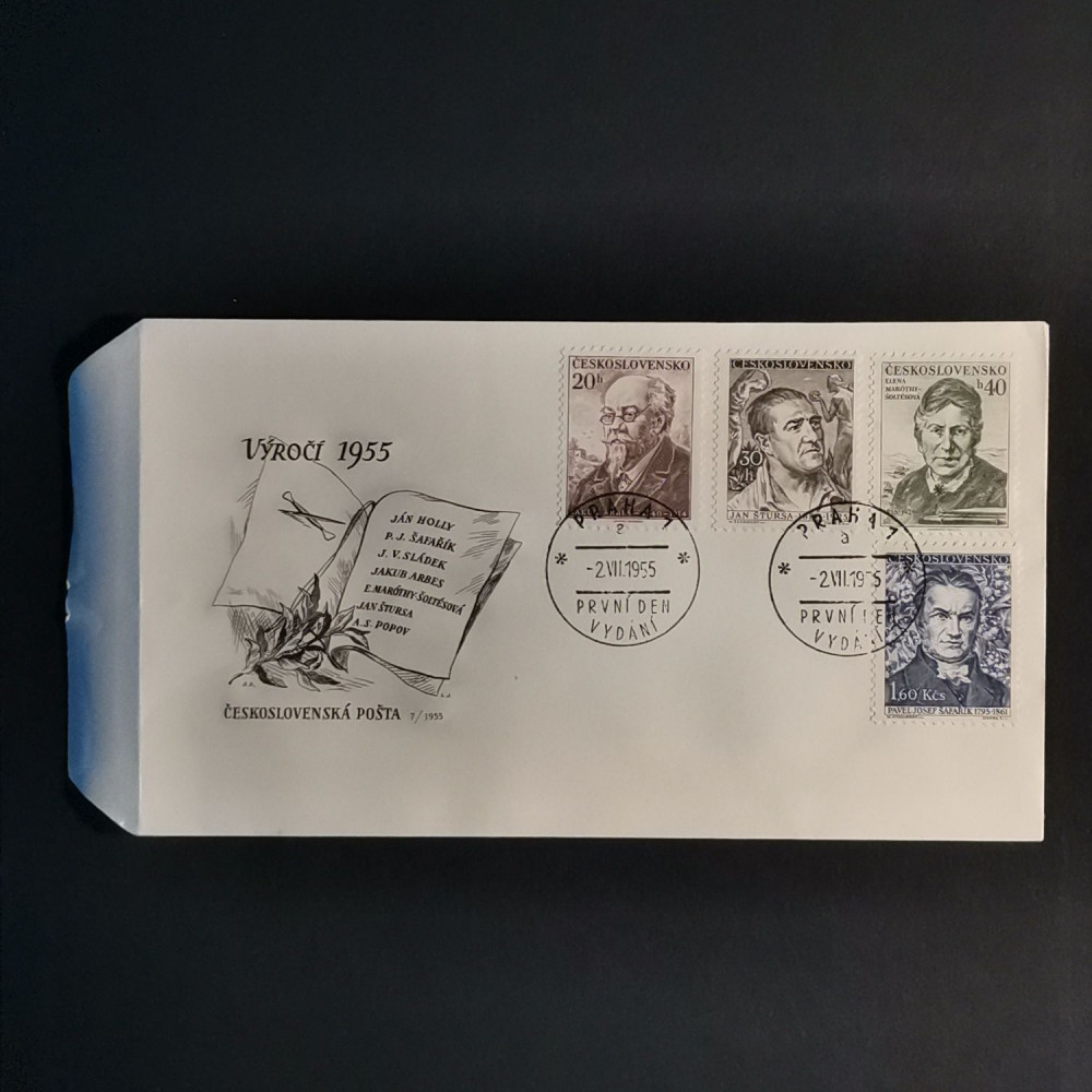 FDC Checoslovaquia, 20 h-1,60 Kčs, Mi.910-916, MNH** 