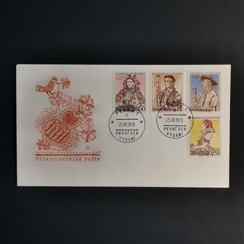 FDC Tschechoslowakie, 60 h-2 Kčs, Mi.921-924** 