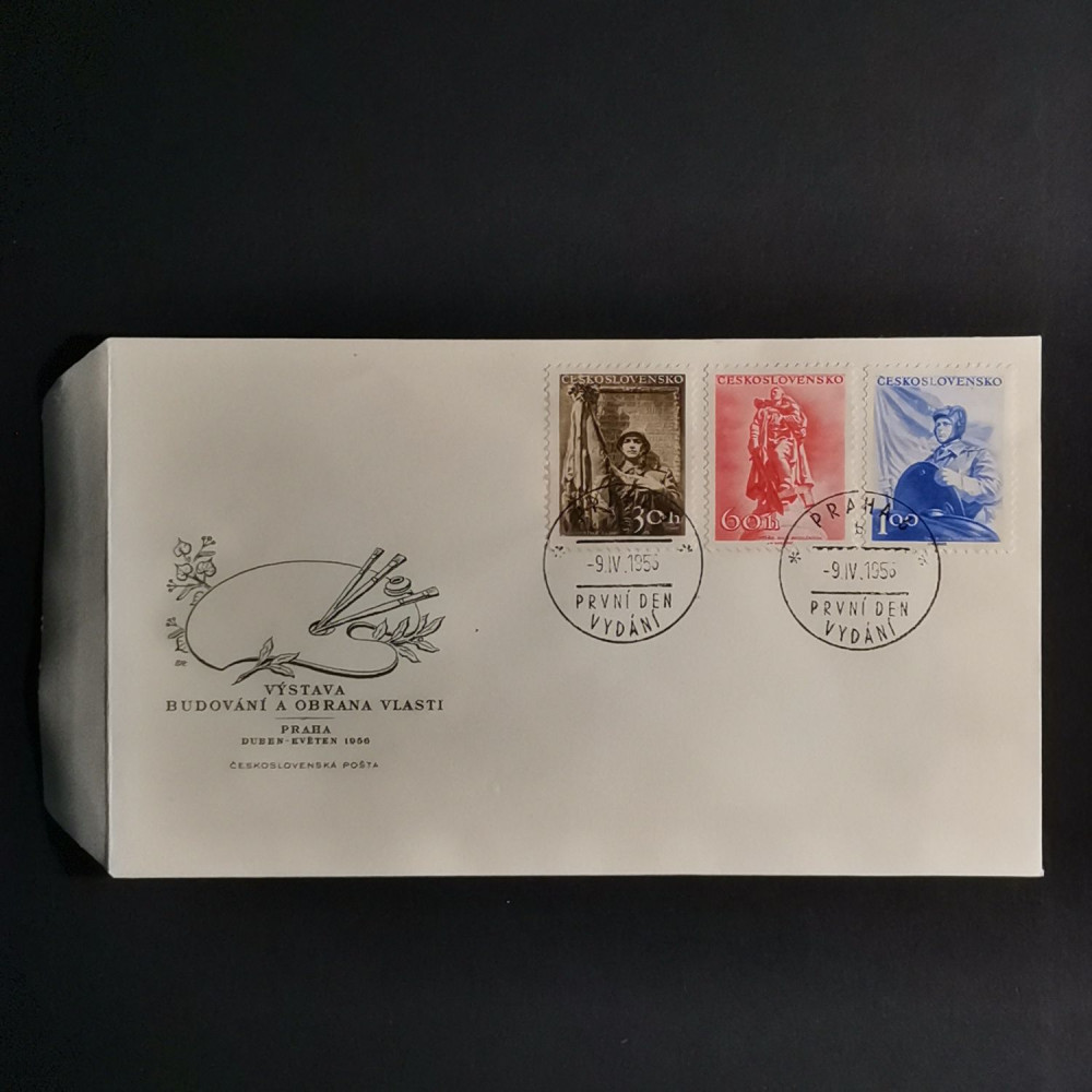 FDC Checoslovaquia, 30h-1Kčs, Mi.962-964, MNH** 