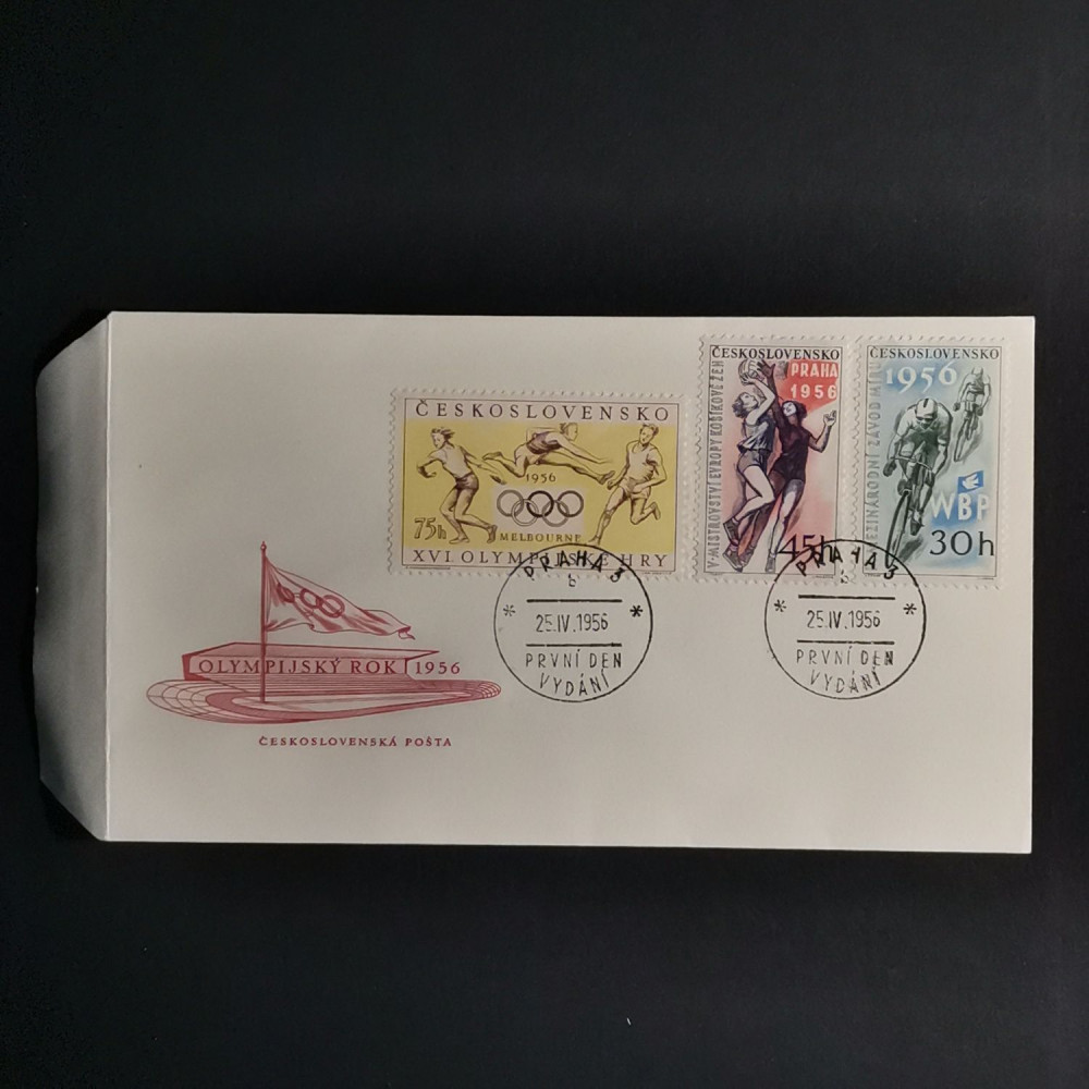 FDC Checoslovaquia, 30h-75h, Mi.965-967, MNH** 