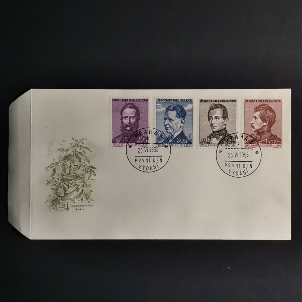 FDC Tschechoslowakie, 20h-1,40Kčs, Mi.975-978** 