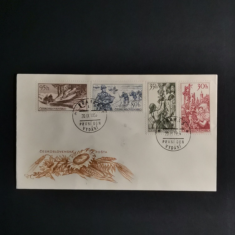 FDC Checoslovaquia, 30h-95h, Mi.984-987, MNH** 