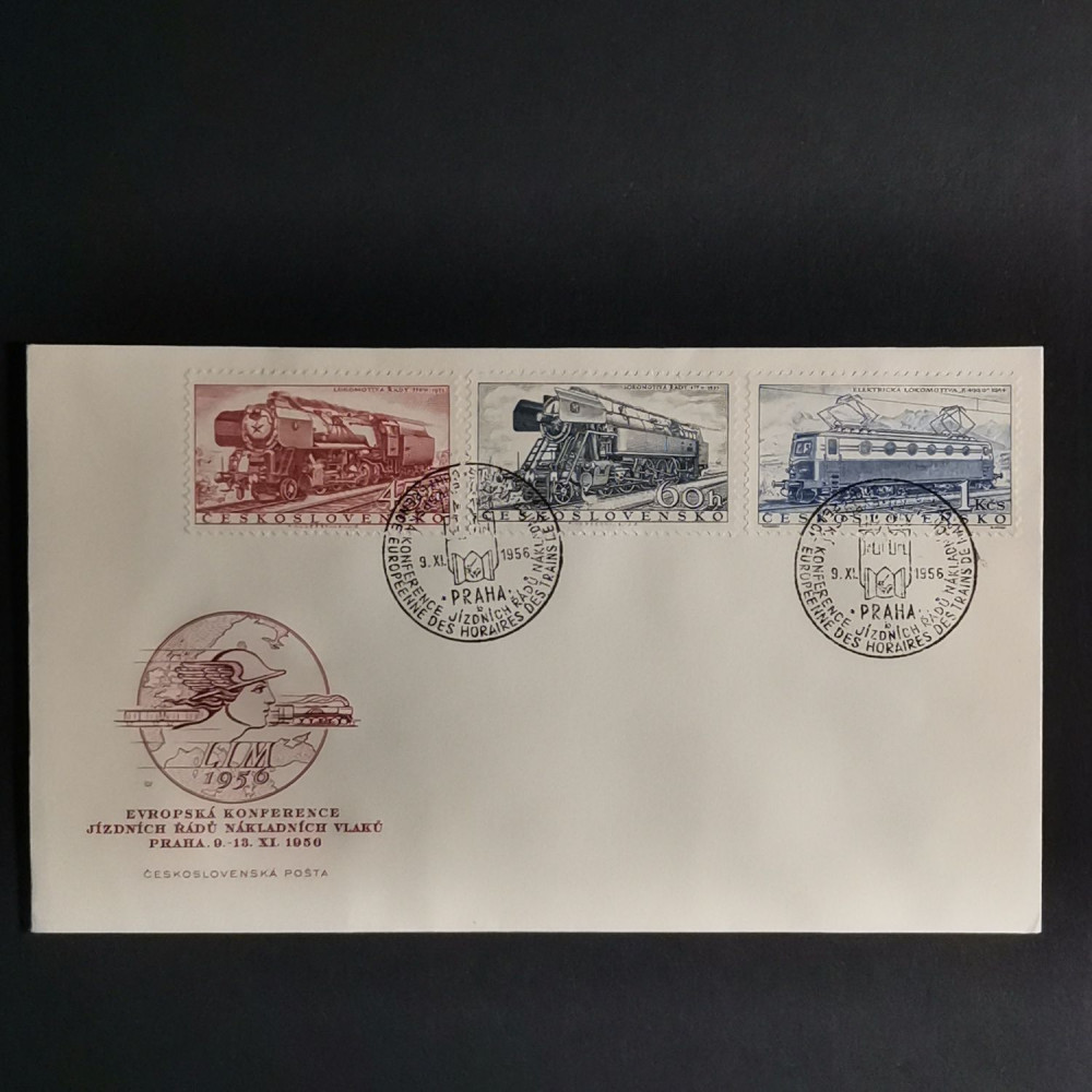 FDC Checoslovaquia, 45h-1Kčs, Mi.991-993, MNH** 