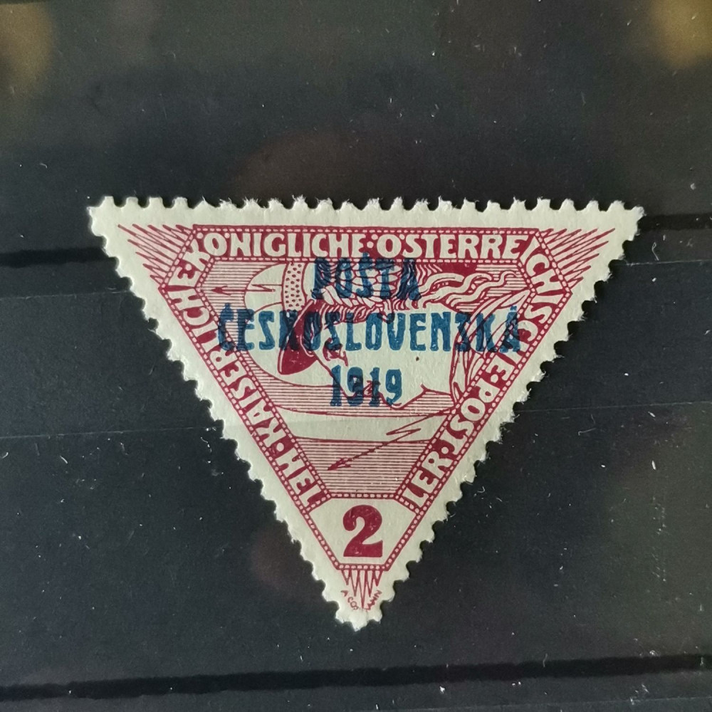 Briefmarke Tschechoslowakie PČ 1919 , 2h, Mi.67** 