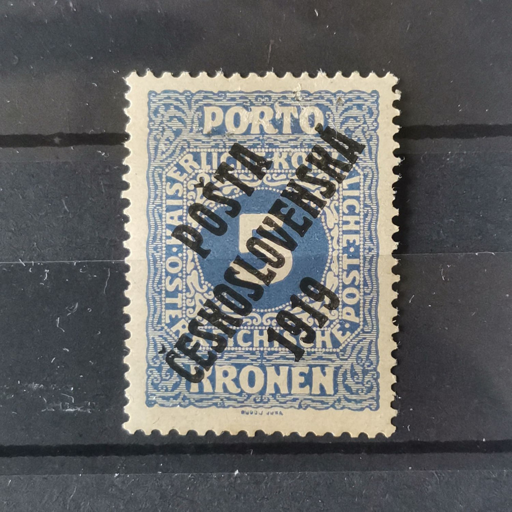 Briefmarke Tschechoslowakie PČ 1919 , 5K, Mi.90* 