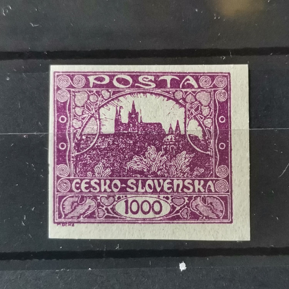 Briefmarke Tschechoslowakie, 1000h, Mi.23** 