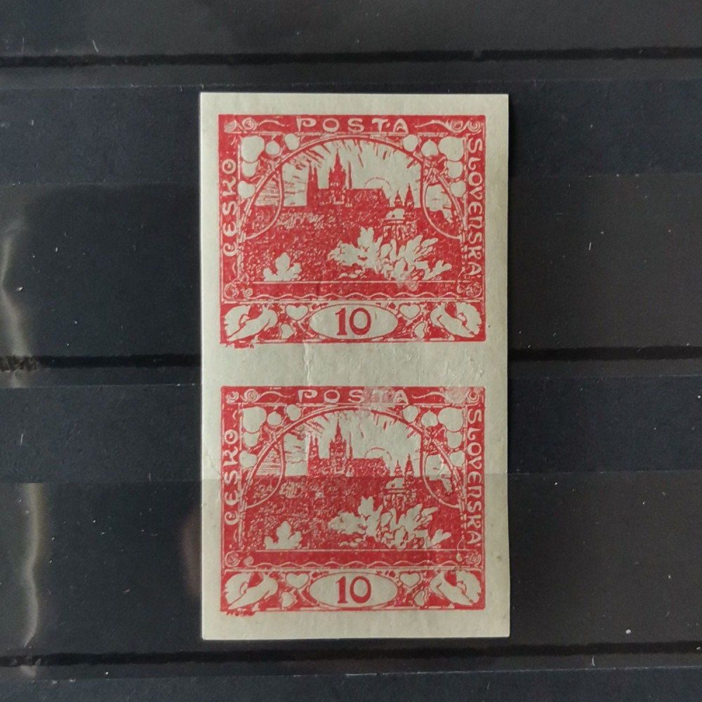 Par Tchecoslováquia, 10h, Mi.3, MNH** 