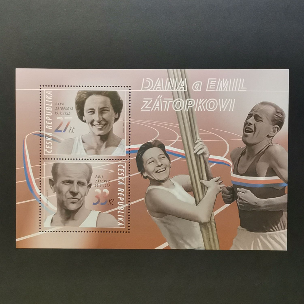 Hojita bloque Czech republic, 27 + 33 Kč, , MNH** 