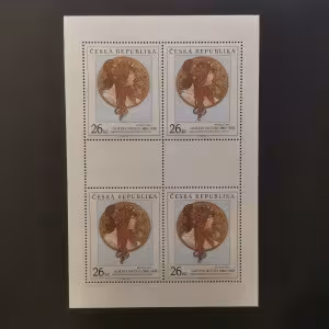 Přepážkový list PL ČR, 4 x 26 Kč, Pof.PL277** 