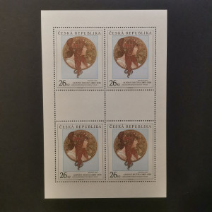 Přepážkový list PL ČR, 4 x 26 Kč, Pof.PL277** 