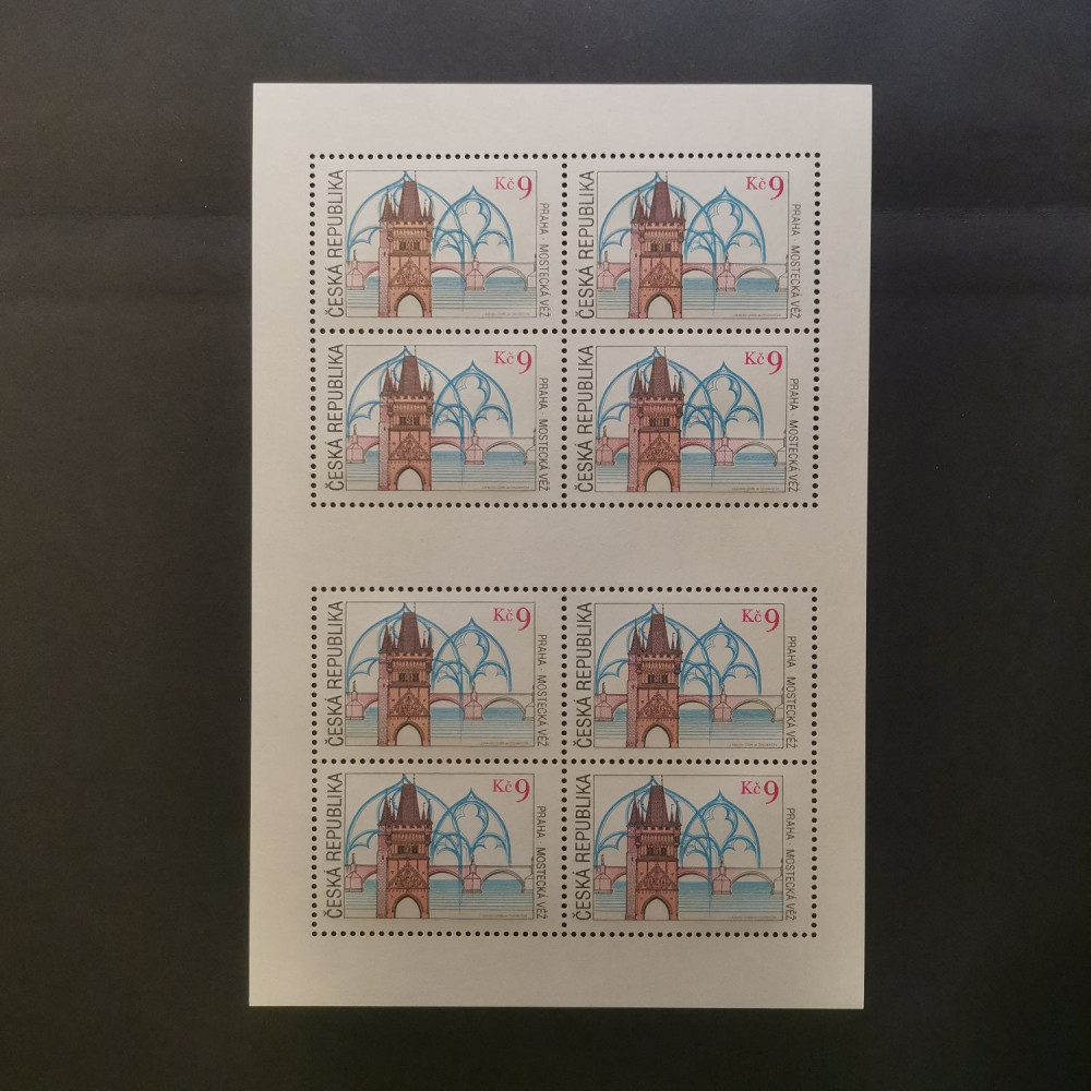 Minipliego PL Czech republic, 8 x 9 Kč, , MNH** 