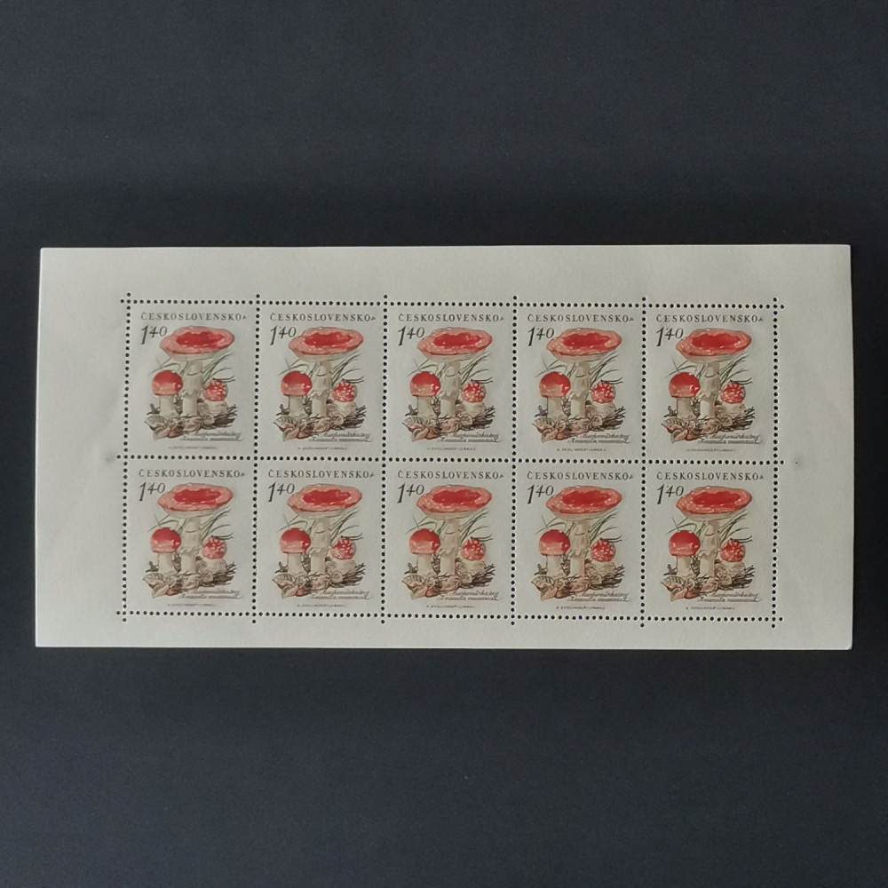 Bloco de dez Tchecoslováquia, 1,40Kčs, , MNH** 