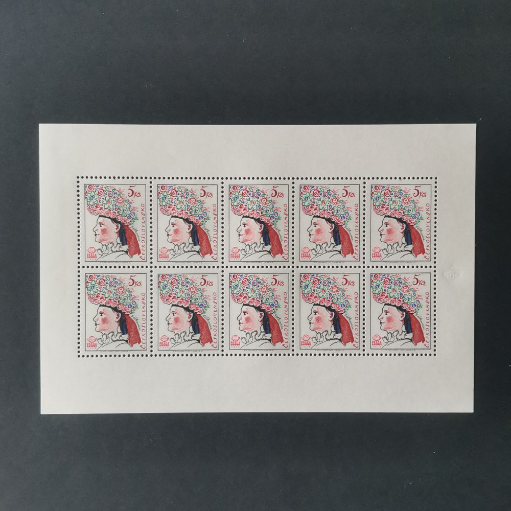 Zehnerblok Checoslovaquia, 5Kčs, , MNH** 