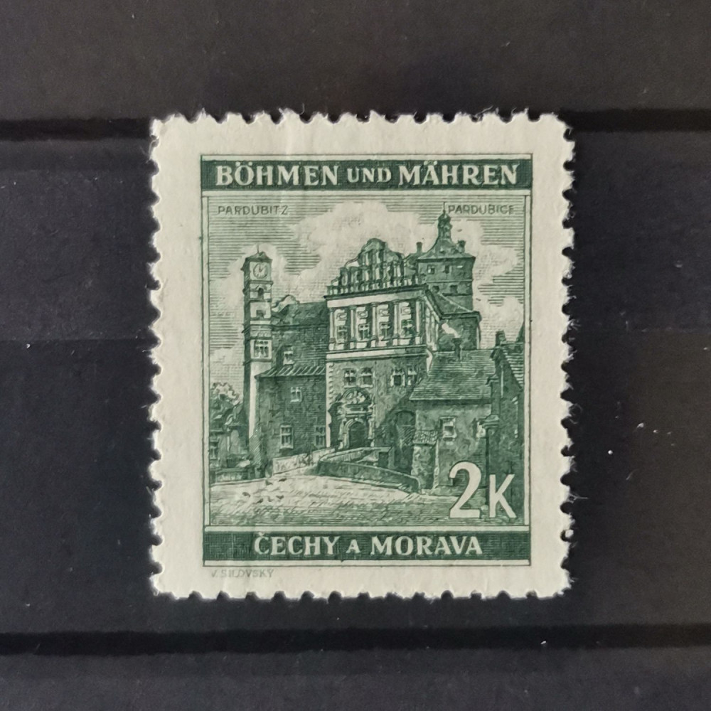 Selo Protetorado da Boêmia e Morávia, 2K, Mi.56, MNH** 