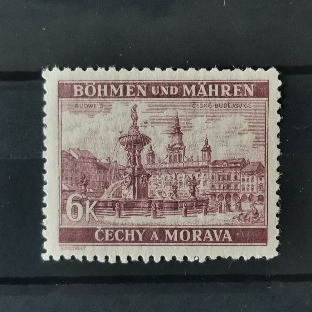 Selo Protetorado da Boêmia e Morávia, 6K, Mi.58, MNH** 