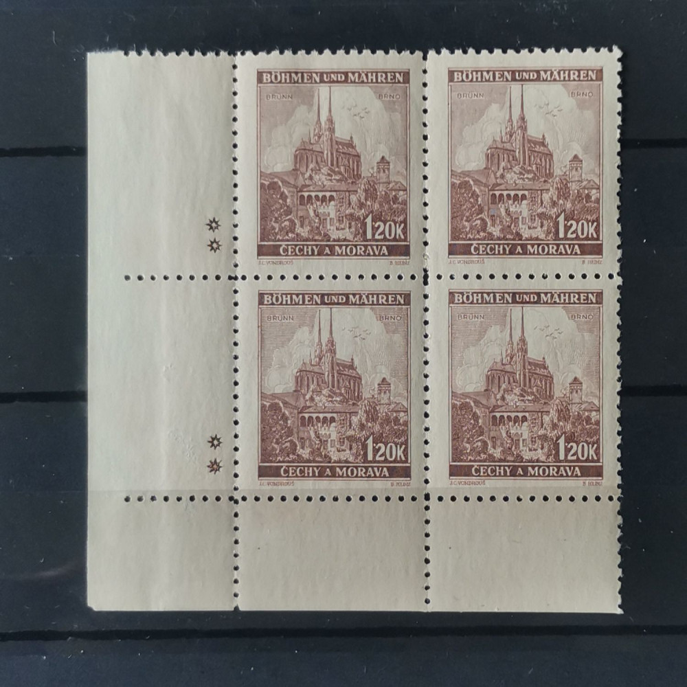 Block Böhmen und Mähren Protektorat, 1.2K, Mi.41** 