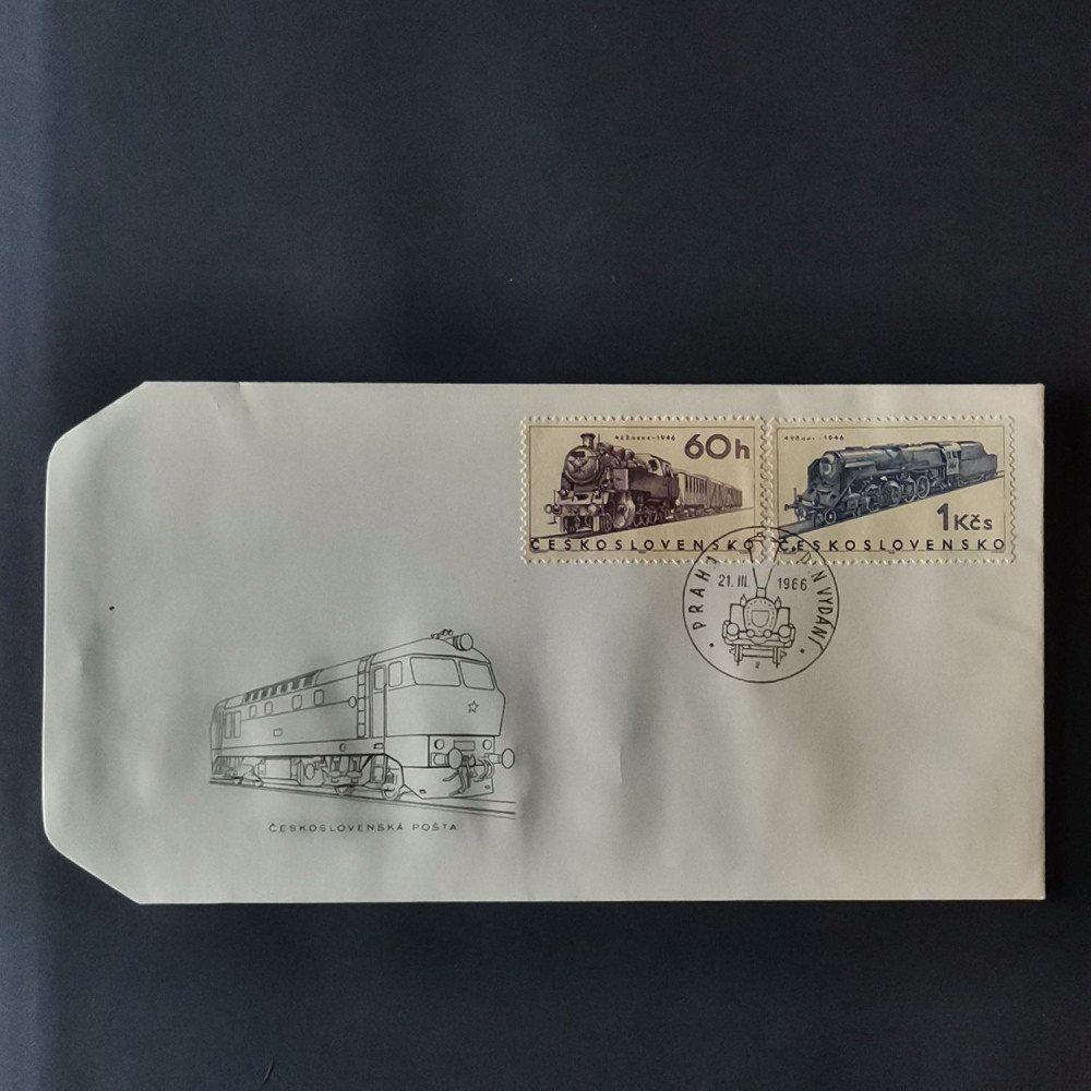 FDC Tschechoslowakie, 60h-1Kčs, Mi.1605-1606** 