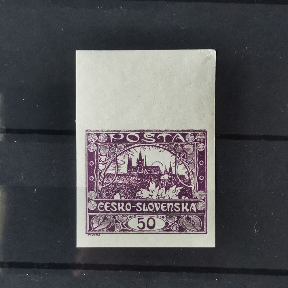Briefmarke Tschechoslowakie, 50h, Mi.19** 