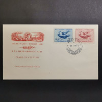 FDC Tschechoslowakie PČ 1919 , 2 Kčs-3 Kčs, Mi.643-644** 