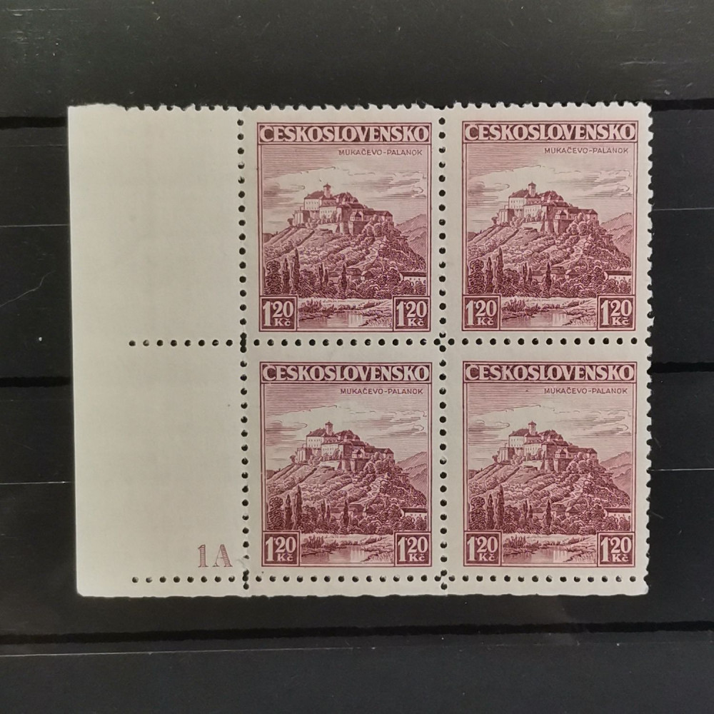 Block Tschechoslowakie, 1,20 Kč, Mi.351** 