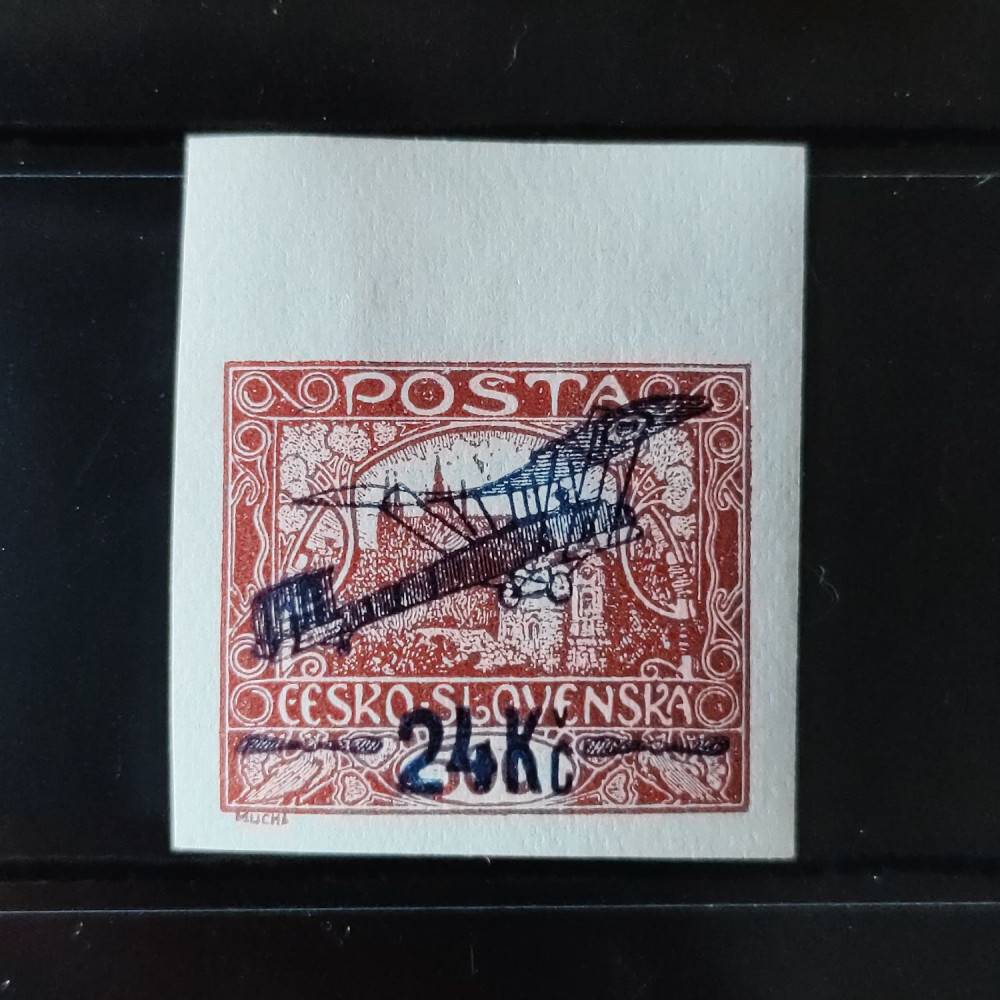 Stamp Czechoslovakia, 24 Kč / 500h, Mi.193, MH* 
