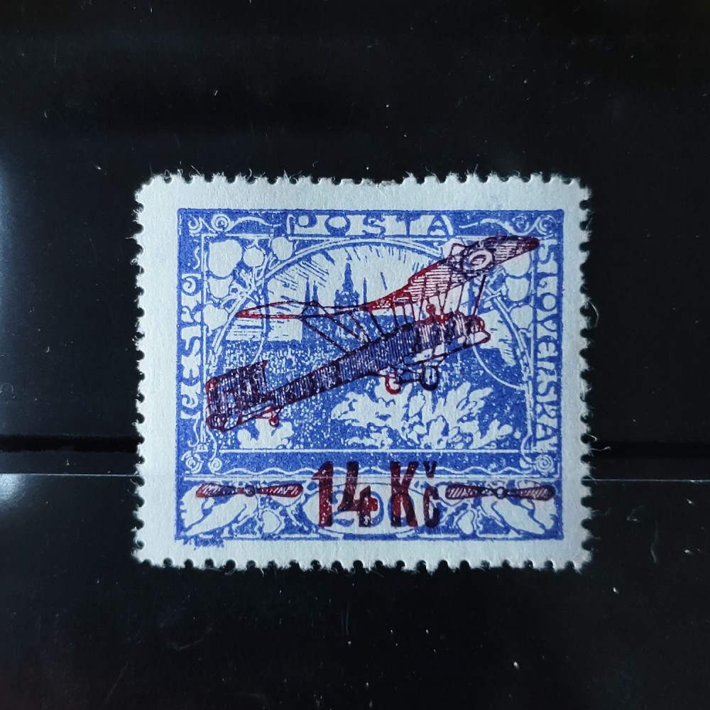 Briefmarke Tschechoslowakie, 14 Kč / 200h, Mi.192* 