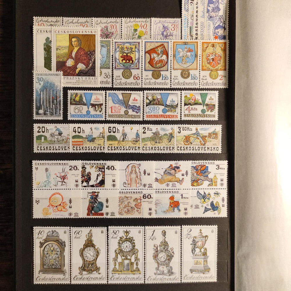Briefmarken-Sammlung Tschechoslowakie, 1978-1989  2