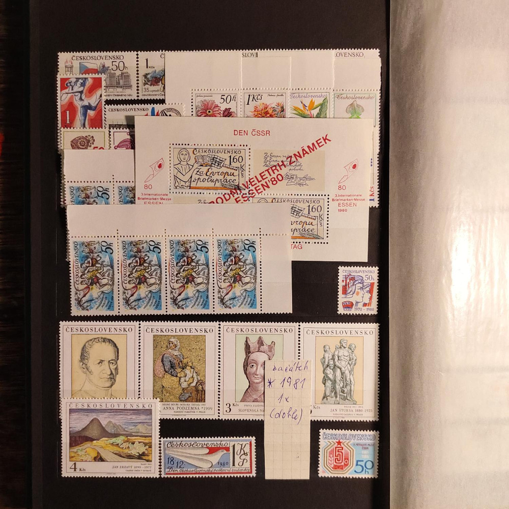 Briefmarken-Sammlung Tschechoslowakie, 1978-1989  4