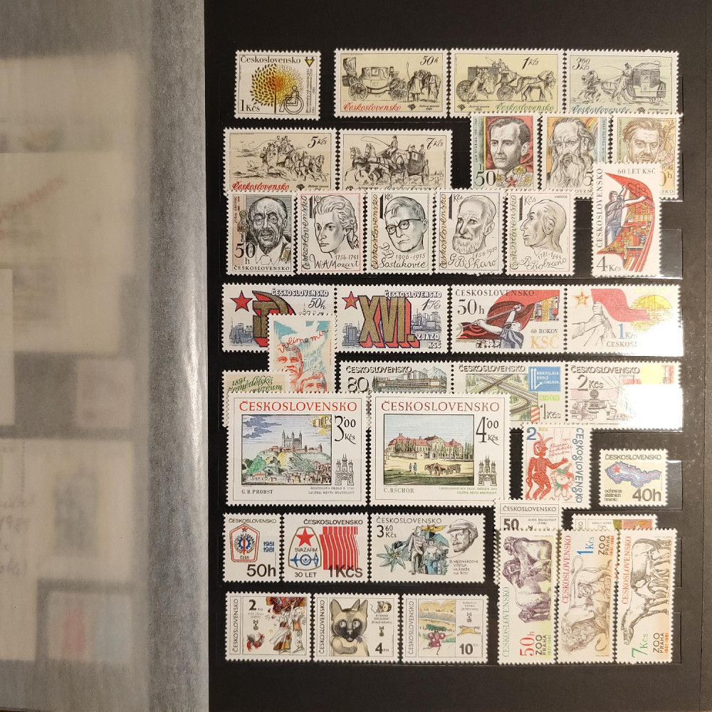 Briefmarken-Sammlung Tschechoslowakie, 1978-1989  5