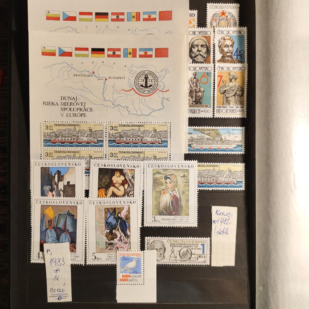 Briefmarken-Sammlung Tschechoslowakie, 1978-1989  8