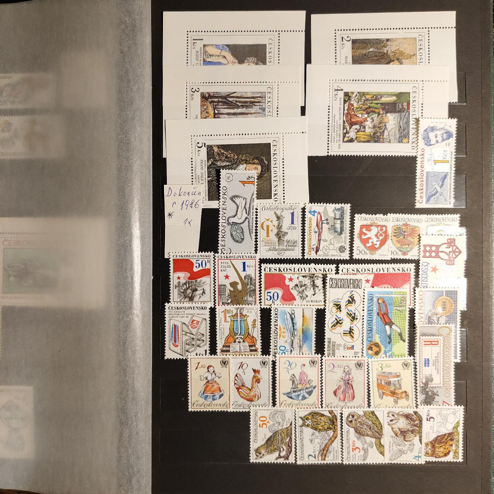 Briefmarken-Sammlung Tschechoslowakie, 1978-1989  11